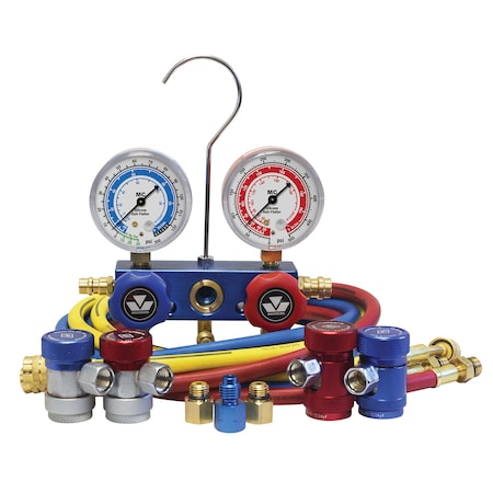 Mastercool R1234yf/R134a Alum Manifold Gauge Set ME89661-AYF
